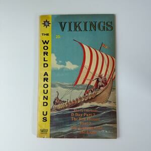 The World Around Us #29 Jan 1961 Vikings Crandall, Evans, Torres Morrow Art 67
